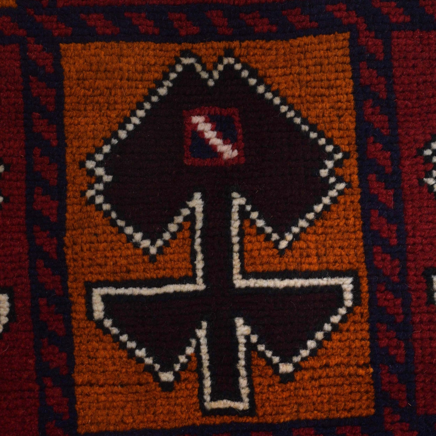 Baluchi Rug Handmade Multi Geometric 2x4 ft