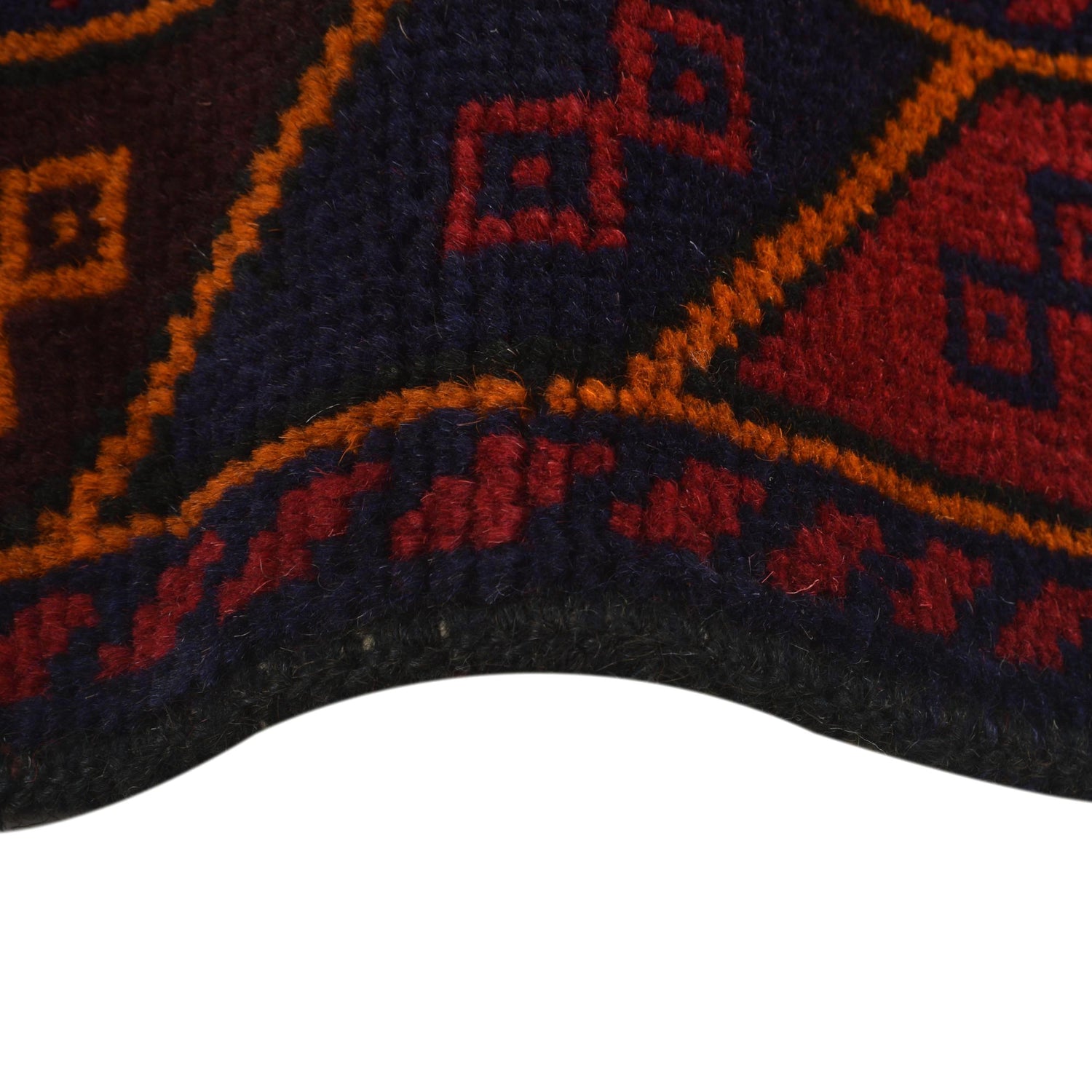 Baluchi Rug Handmade Multi Geometric 2x4 ft
