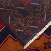 Baluchi Rug Handmade Red Geometric 3x5 ft