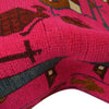 War Area Rug Handmade Pink Riffle + Tank 2x4 ft