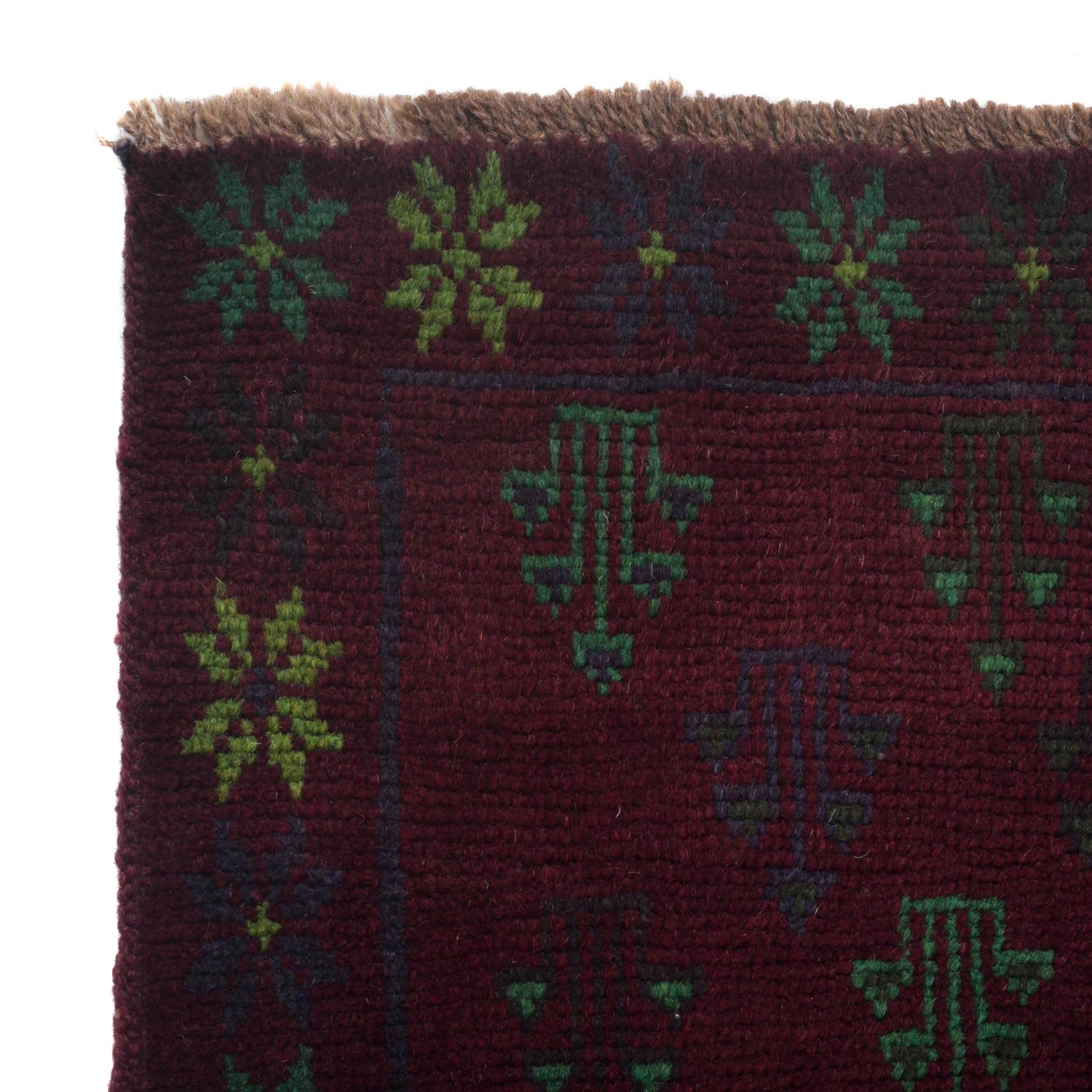 Baluchi Rug Handmade Multi Floral 4x6 ft