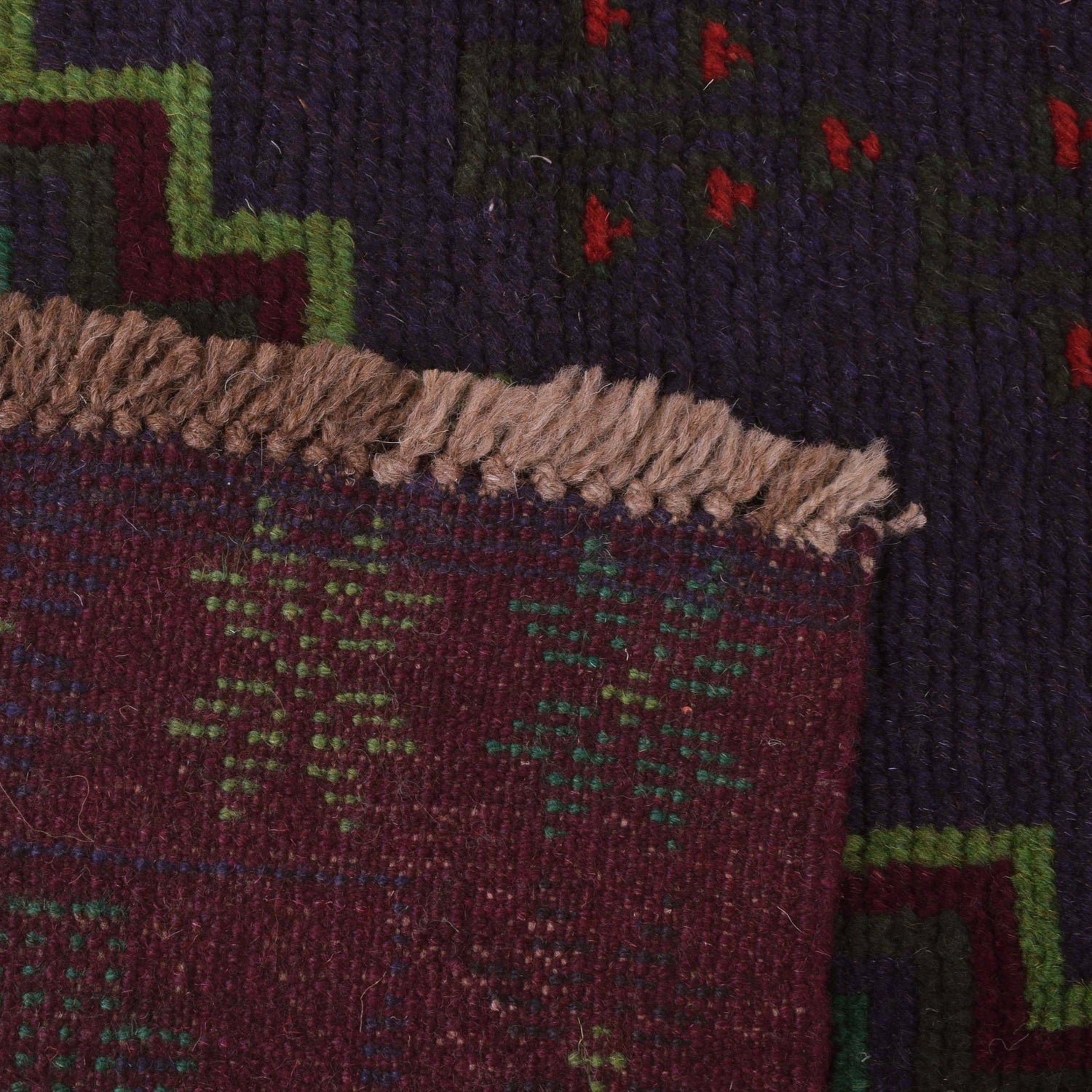 Baluchi Rug Handmade Multi Floral 4x6 ft