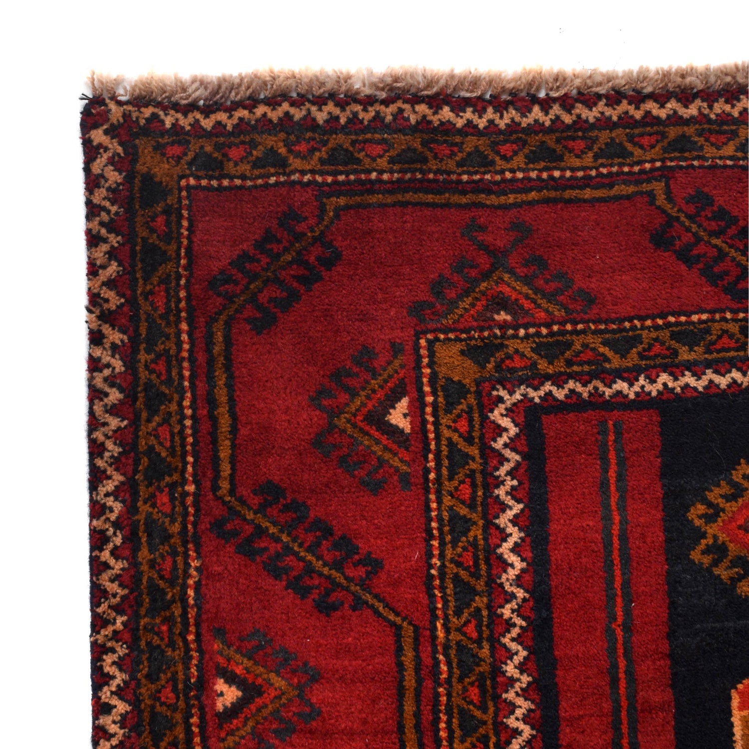 Baluchi Rug Handmade Multi Geometric 5x8 ft