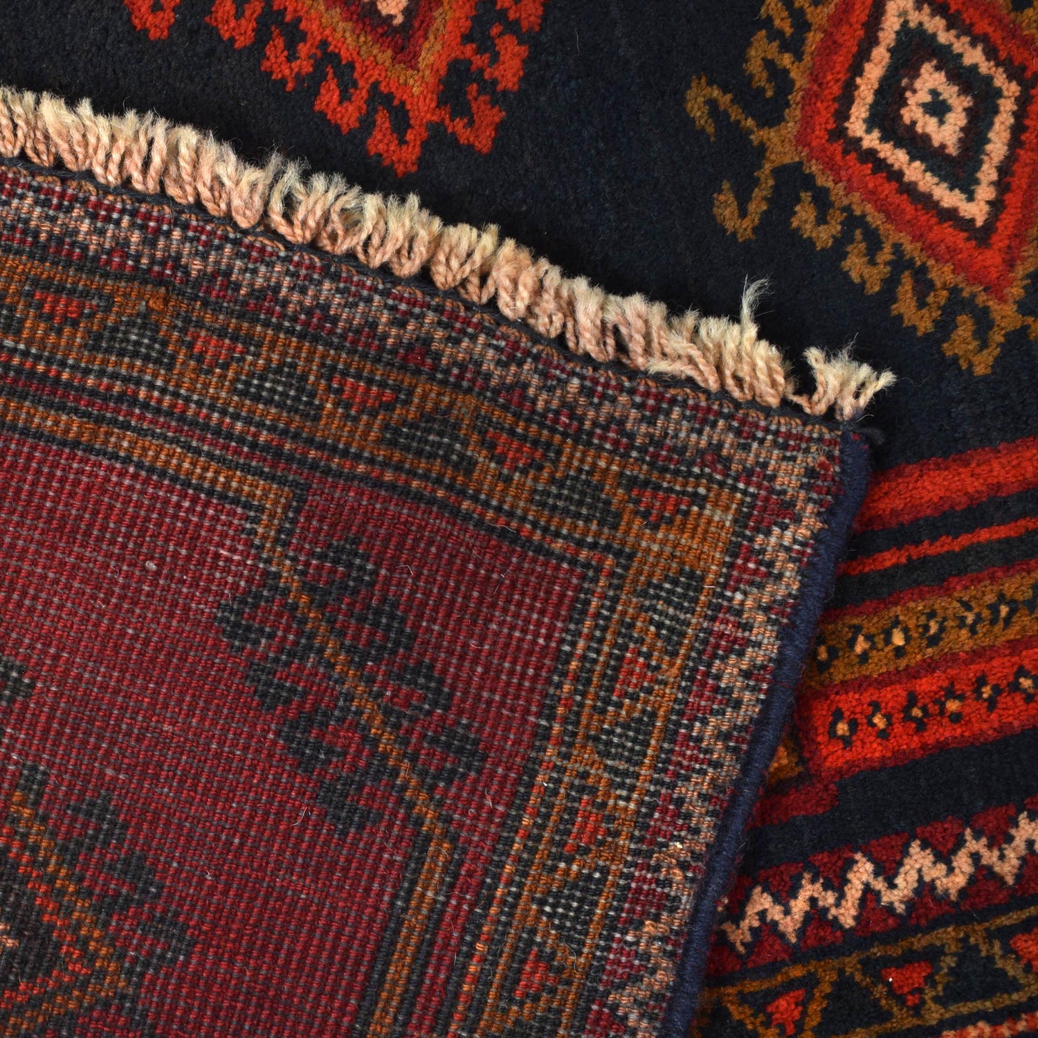 Baluchi Rug Handmade Multi Geometric 5x8 ft