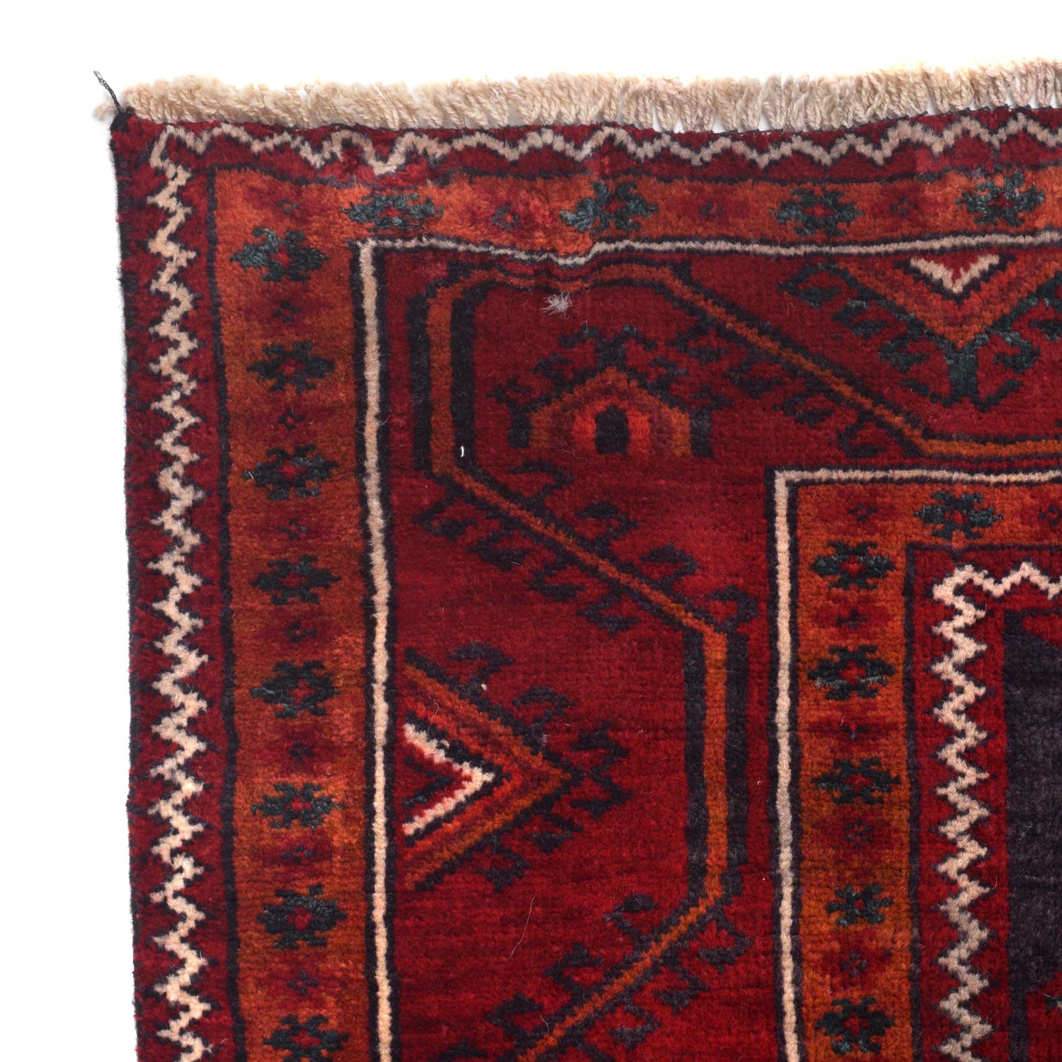 Baluchi Rug Handmade Multi Geometric 10' Runner