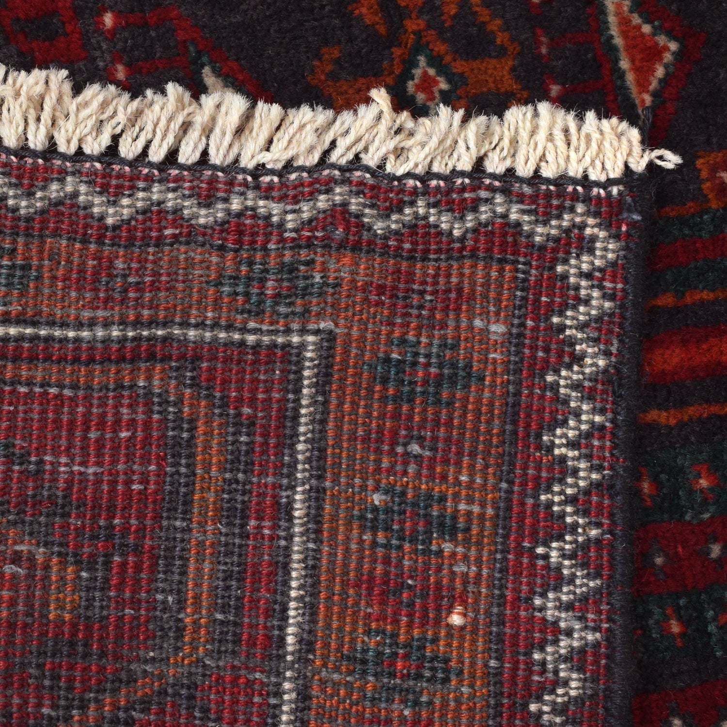 Baluchi Rug Handmade Multi Geometric 10' Runner
