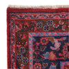 Kashan Area Rug Handmade Deep Red Medallion 7x10 ft