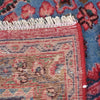 Kashan Area Rug Handmade Deep Red Medallion 7x10 ft