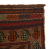 War Area Rug Handmade Multi Tank 2x4 ft