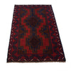 Baluchi Rug Handmade Multi Geometric 2x4 ft
