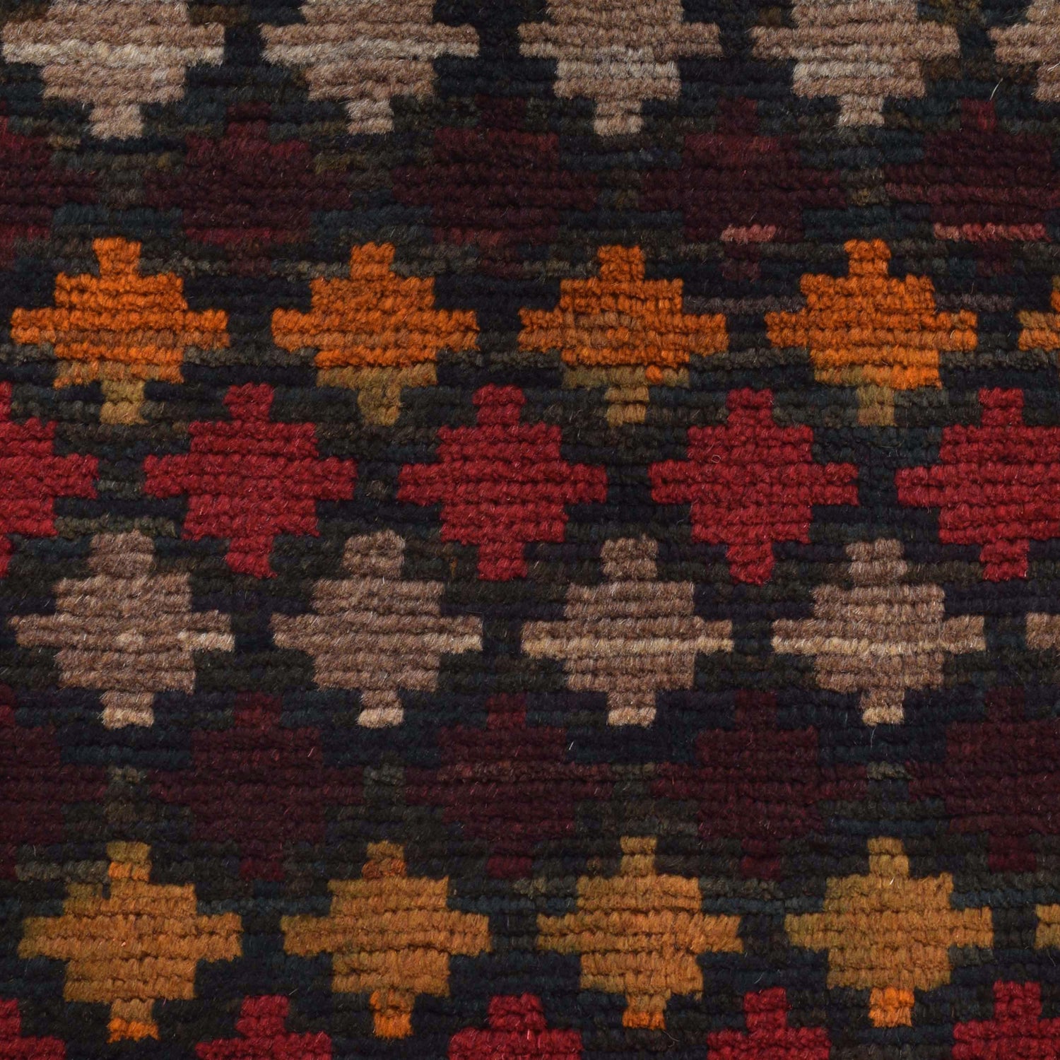 Baluchi Rug Handmade Multi Geometric 2x4 ft