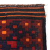 Maimana Kilim Area Rug Handmade Red Floral 7x10 ft