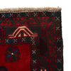 Baluchi Rug Handmade Red Geometric 3x5 ft