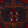 Baluchi Rug Handmade Red Geometric 3x5 ft