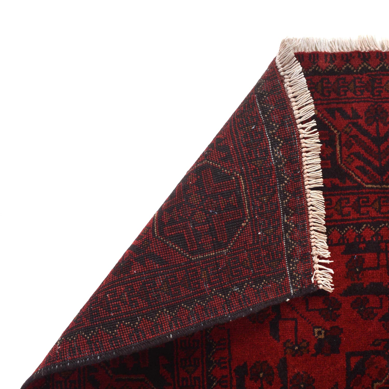 Khal Mohammadi Rug Handmade Red 3x5 ft