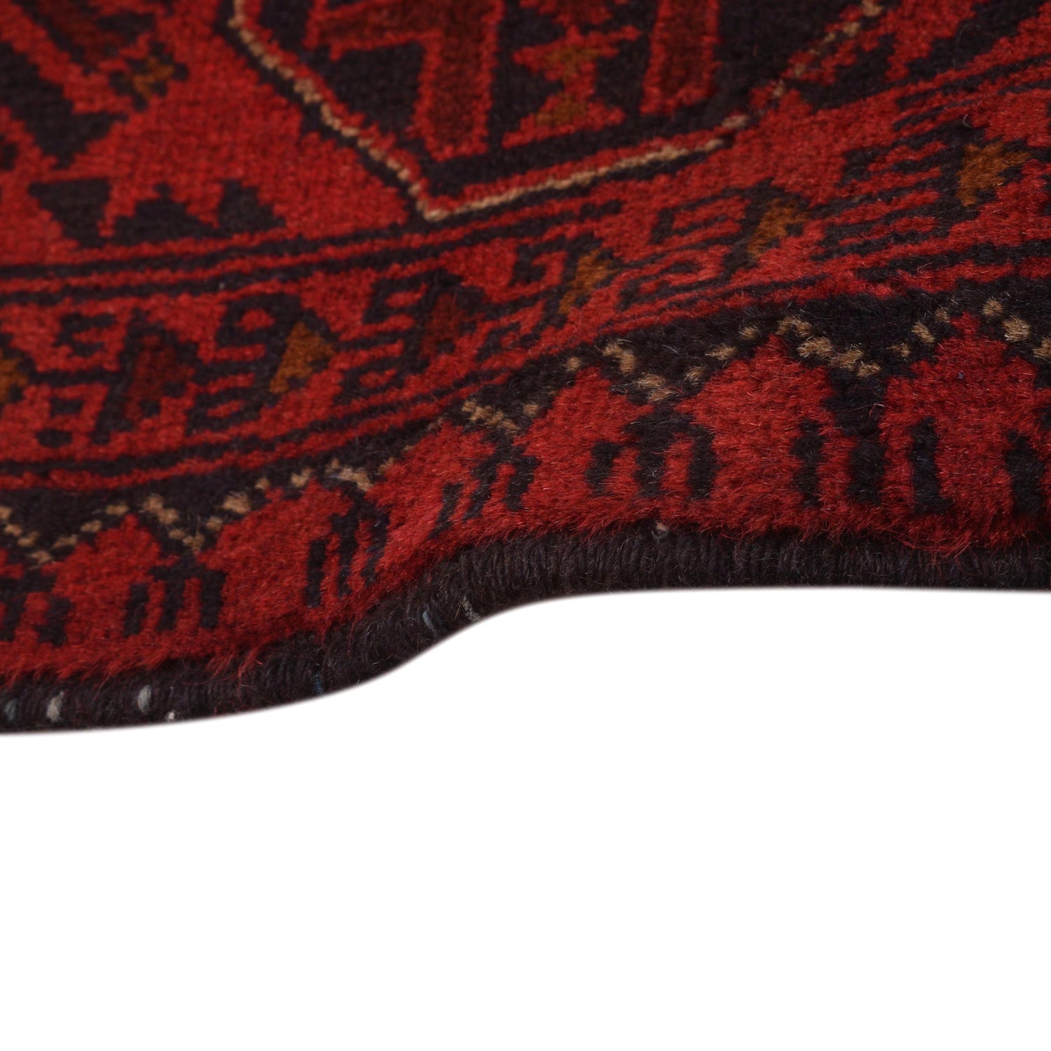 Khal Mohammadi Rug Handmade Red 3x5 ft