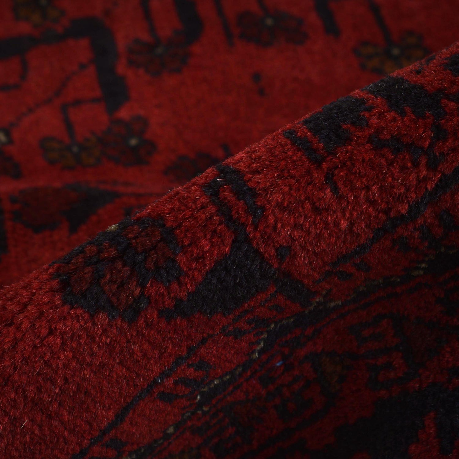 Khal Mohammadi Rug Handmade Red 3x5 ft