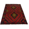 Baluchi Rug Handmade Multi Floral 4x6 ft