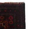 Baluchi Rug Handmade Multi Geometric 4x6 ft