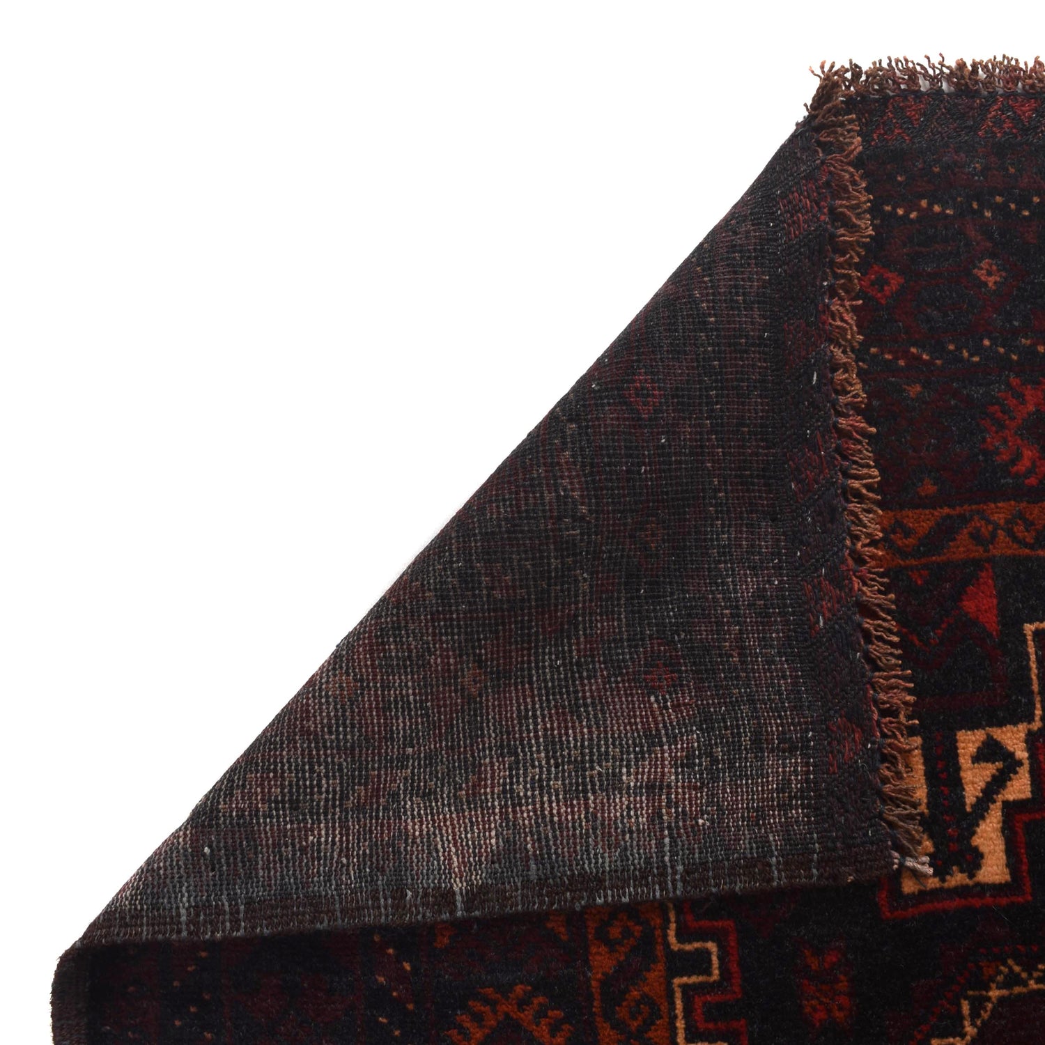 Baluchi Rug Handmade Multi Geometric 4x6 ft