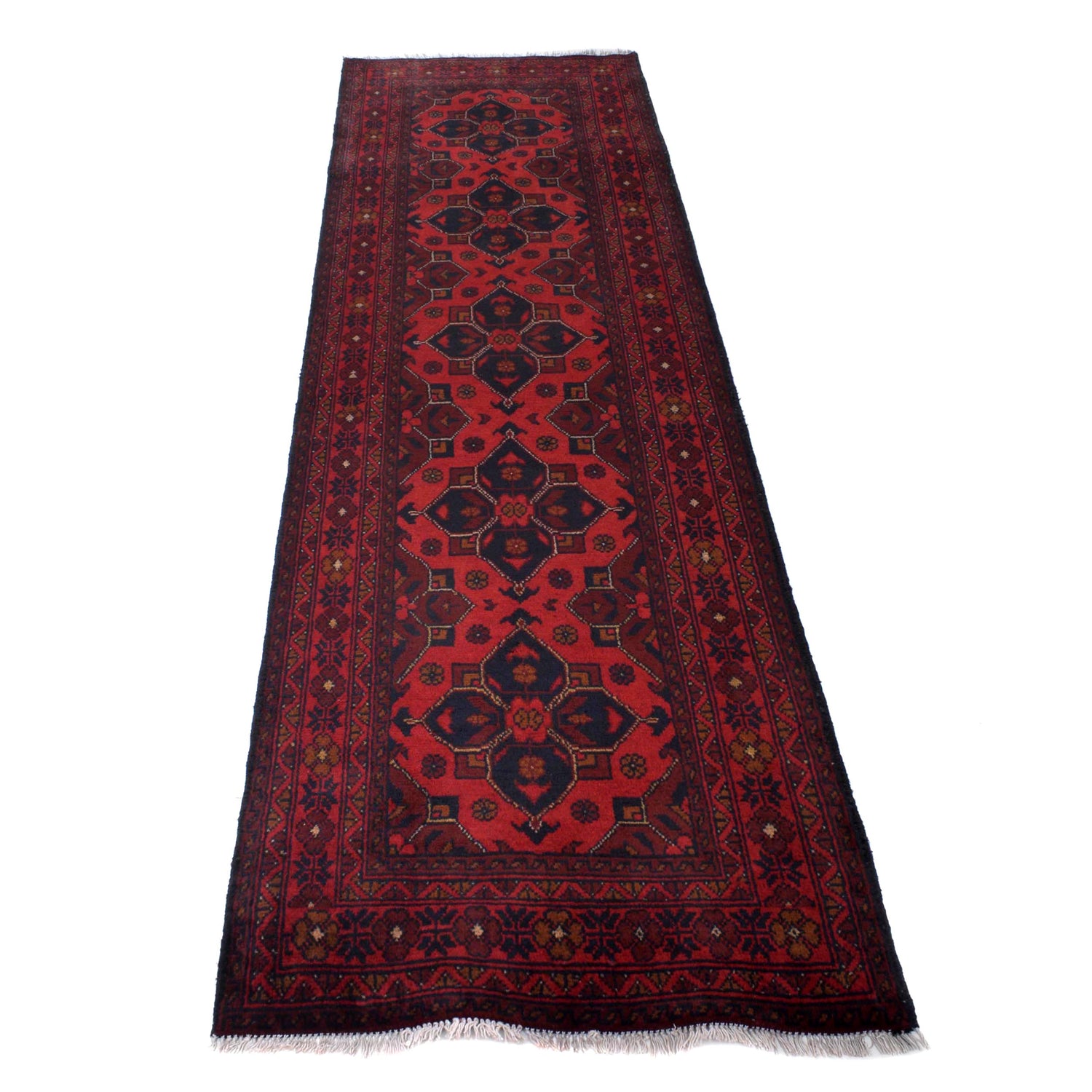 Khal Mohammadi Rug Handmade Red 10' Runner