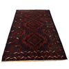Baluchi Rug Handmade Multi Geometric 4x6 ft