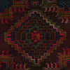 Baluchi Rug Handmade Multi Geometric 4x6 ft