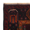 Baluchi Rug Handmade Multi Geometric 4x7 ft