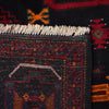 Baluchi Rug Handmade Multi Geometric 4x7 ft