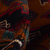 Baluchi Rug Handmade Multi Geometric 4x7 ft