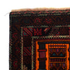 Baluchi Rug Handmade Orange Geometric 3x5 ft