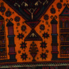 Baluchi Rug Handmade Orange Geometric 3x5 ft