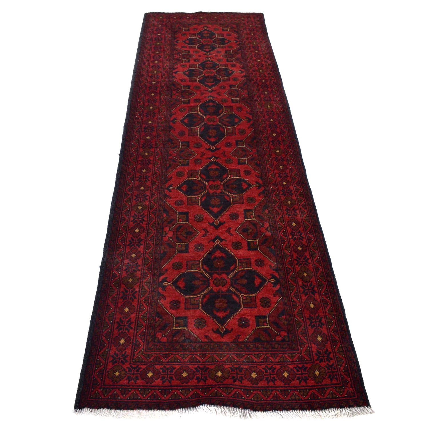 Khal Mohammadi Rug Handmade Red 10' Runner