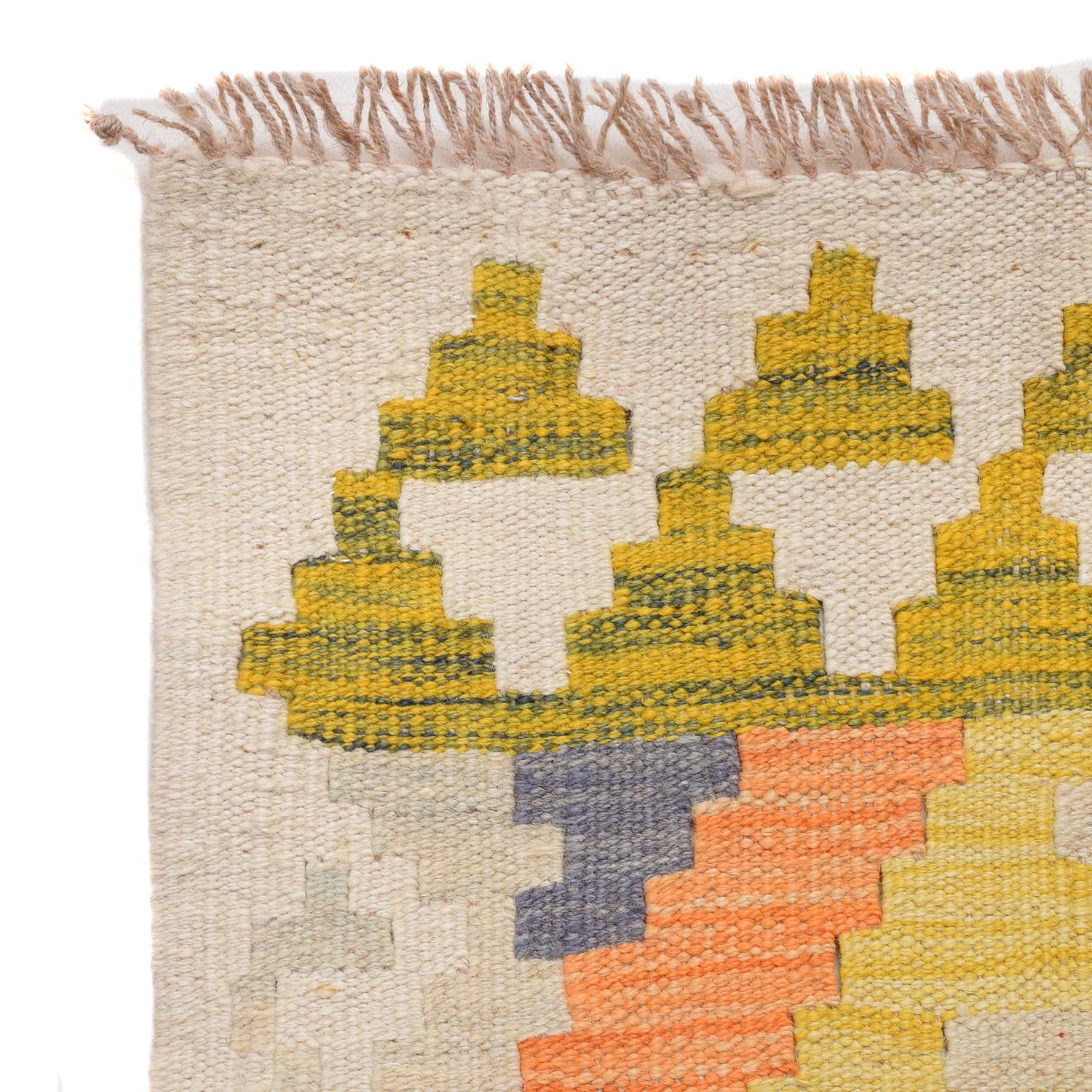 Handmade Multi Kilim Geometric 10' Runner