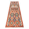 Handmade Multi Kilim Geometric 10' Runner