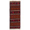 Table Sheet Runner Rug Handmade Brown Curvilinear 6' Runner