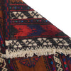 Table Sheet Runner Rug Handmade Brown Curvilinear 6' Runner