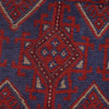 Mashwani Area Rug Runner Handmade Deep Red Geometric 8'