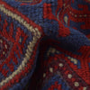 Mashwani Area Rug Runner Handmade Deep Red Geometric 8'