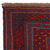 Mashwani Runner Rug Handmade Deep Red Geometric 5x6 ft