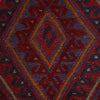 Mashwani Runner Rug Handmade Deep Red Geometric 5x6 ft