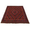 Mashwani Runner Rug Handmade Red Geometric 5x6 ft