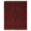 Mashwani Runner Rug Handmade Red Geometric 5x6 ft