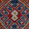 Khurjeen Area Rug Handmade Multi Curvilinear 4x6 ft