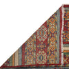 Khurjeen Area Rug Handmade Multi Curvilinear 4x6 ft