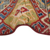 Khurjeen Area Rug Handmade Multi Curvilinear 4x6 ft