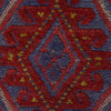 Mashwani Runner Rug Handmade Deep Red Geometric 6x9 ft