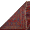 Mashwani Runner Rug Handmade Deep Red Geometric 6x9 ft