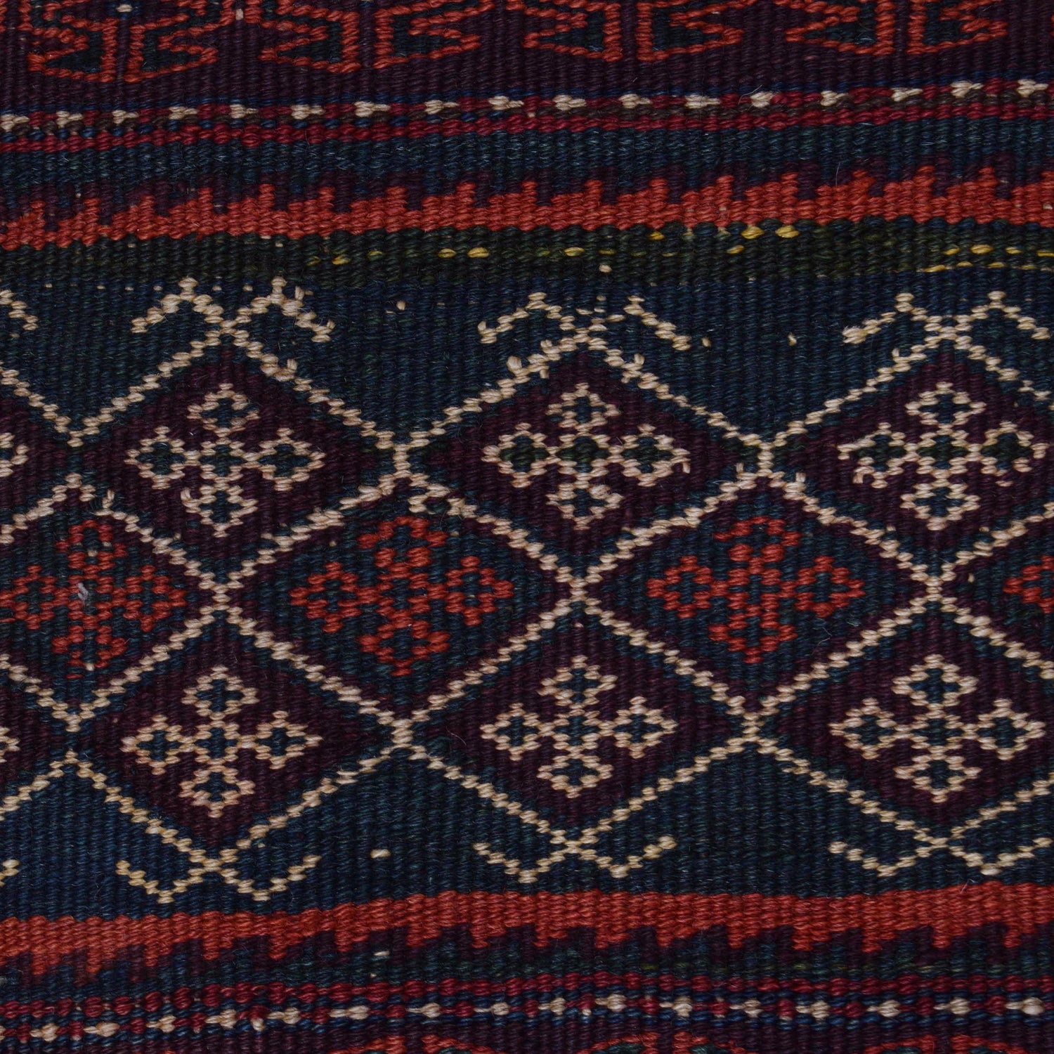 Table Sheet Area Rug Runner Handmade Multi Curvilinear 10'