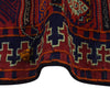 Laghari Kilim Area Rug Handmade Multi Geometric 4x7 ft